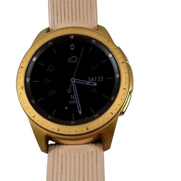 Samsung Galaxy Smartwatch SM-R810 42mm Bluetooth Rose Gold Pink Silicone Band main image 6